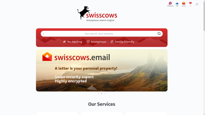 Vaches suisses - page d'accueil à partir de février 2023 (Source : Own)