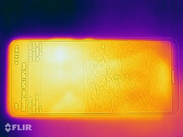 Image thermique sous charge - côté supérieur