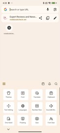 Options du clavier