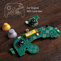 le kit de modification de 8BitDo pour le contrôleur NGC original est une solution sans soudure. (Source de l'image : 8BitDo)