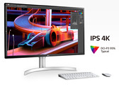 Le 32UN650-W de LG promet une grande précision des couleurs, avec FreeSync et HDR10 (Source de l'image : LG)