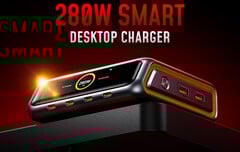 Le chargeur de bureau GaN+ 280W d&#039;AOHi fait actuellement l&#039;objet d&#039;un crowdfunding sur Kickstarter. (Source de l&#039;image : Kickstarter)