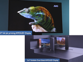 En ce qui concerne les grands panneaux OLED, AUO pourrait devenir un concurrent sérieux pour LG dans un avenir proche. (Image Source : AUO)