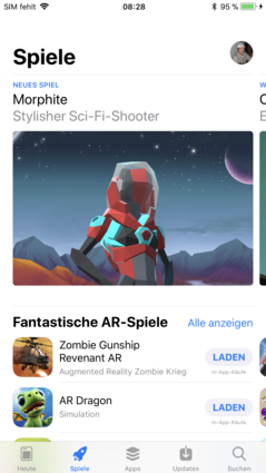 L'App Store avec un nouveau design.