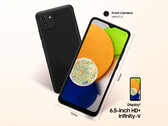Samsung a partiellement dévoilé le Galaxy A03. (Image source : Samsung)