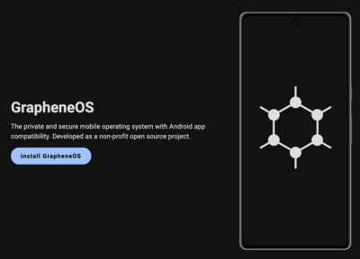 GrapheneOS est spécifiquement conçu pour limiter le suivi des données par Google, mais peut être utilisé sans activer les services Google Play (Source : Graphene OS)