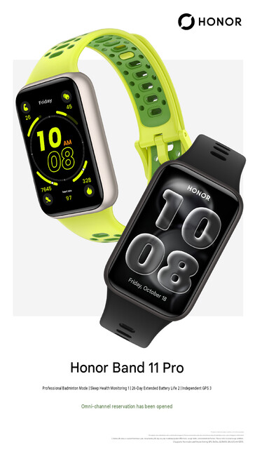 Teaser du Honor Band 11 Pro (traduction automatique)