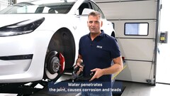 Meyle propose des solutions de rechange à la suspension OEM de Tesla (image : Meyle/YouTube)