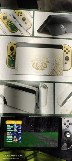 Station d'accueil OLED Nintendo Switch Legend of Zelda : Tears of the Kingdom Edition (image via Reddit)