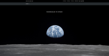 Hasselblad utilise une image presque identique sur son site web. (Source de l'image : Hasselblad)