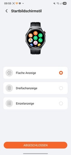 Honor Configuration de l'application santé