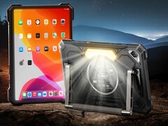 La Tab KingKong S est une tablette robuste dotée d&#039;une béquille et d&#039;une lampe de poche (Source : Cubot)
