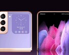 Un rendu conceptuel de ce à quoi pourrait ressembler le Galaxy Z Flip 2. (Source de l'image : LetsGoDigital)