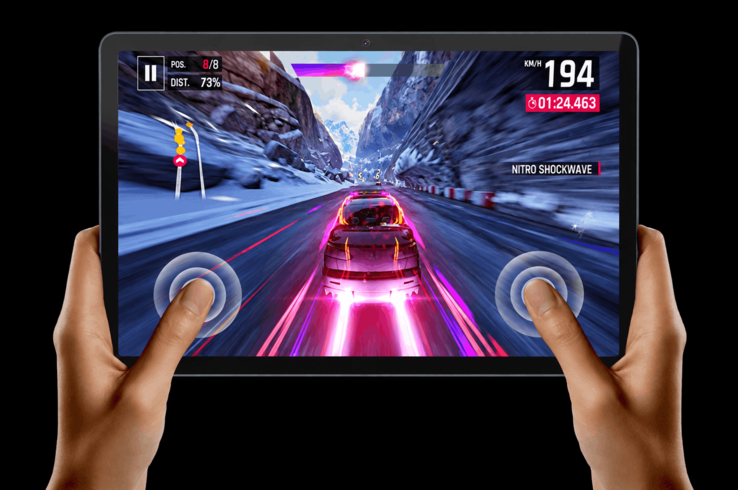 Le Lenovo X11A présenté en situation d'utilisation pour les jeux vidéo