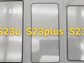 Les modèles Galaxy S23, Galaxy S23 Plus et Galaxy S23 Ultra, de droite à gauche. (Image source : @UniverseIce)