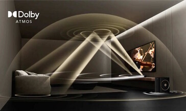 Le système audio est censé offrir un son surround Dolby Atmos (Source de l'image : Ultimea)