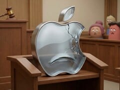 Apple malchanceux au tribunal. (Source de l'image : AI generated)