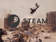 Image de la bande-annonce de lancement de Battlefield 6 avec le logo Steam (Source de l&#039;image : capture d&#039;écran, Battlefield YouTube avec modifications)