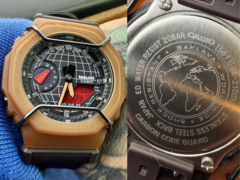 La nouvelle montre de la collaboration Casio G-Shock x Action Bronson devrait être dotée d'une structure de protection en carbone, d'une étanchéité à 20 bars et d'une résistance aux chocs. (Source de l'image : @bambambaklava sur Instagram)