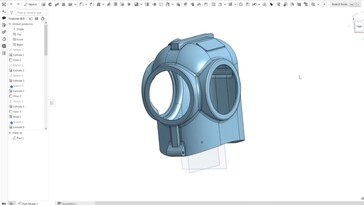 Casque modélisé en 3D
