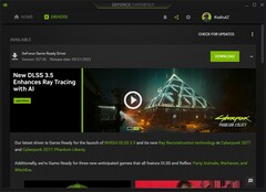Nvidia GeForce Game Ready Driver 537.42 details in GeForce Experience (Source : Own)