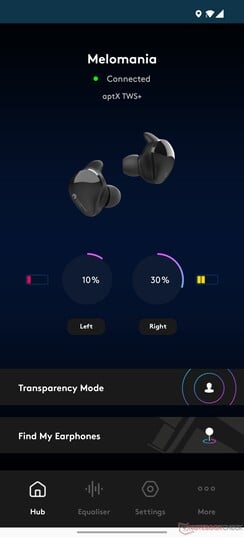 Nos unités ont fréquemment des niveaux de charge différents, pour une raison quelconque. (Image source : NotebookCheck)