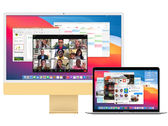 L'iMac 24 pouces et le MacBook Air ne seront pas mis à niveau vers le SoC M1X de Apple cette année. (Image source : Apple) 