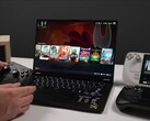 L'Asus TUF Gaming A14 fonctionnant sous SteamOS 3.9 en parallèle d'une Steam Deck