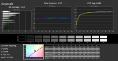 Calman ColorChecker : DCI-P3 - échelle de gris