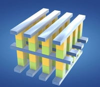 La structure du stockage en 3D XPoint (image Intel).