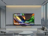 Les téléviseurs MiniLED RVB UR8 (photo) et UR9 de Hisense sont présentés au salon CES 2026. (Source de l'image : Hisense)