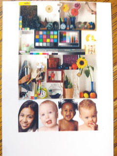 Inkwon Tag - Échantillon de photo imprimée adhésive.