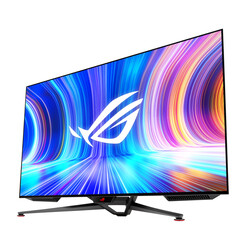 Le ROG Swift OLED PG42UQ d'ASUS sera vendu au détail au prix de 1 399 $ US avec de nombreuses fonctions de jeu. (Image source : ASUS)