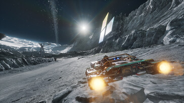 Illustration : une capture d’écran de STAR WARS: Galactic Racer.