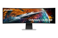 Le G9 Odyssey OLED pourrait encore être lancé dans quelques mois. (Source de l&#039;image : Samsung)