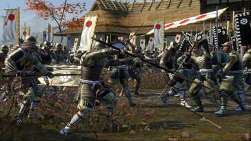 Une image représentant des samouraïs dans Total War : Shogun 2.