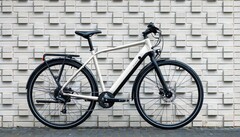 Le vélo électrique Decathlon Elops LD500E a une autonomie d&#039;assistance de 115 km (~71 miles). (Image source : Decathlon)