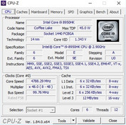 MSI GT75 8RG - CPU-Z
