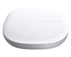 Samsung a abandonné le SmartThings Hub original en 2021, en photo. (Image source : Samsung)