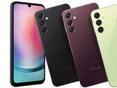 Les Galaxy A24 4G et Galaxy A25 5G sont identiques, comme le montre l'ancienne photo. (Source de l'image : Samsung)