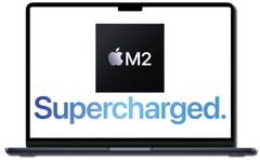 Le nouveau MacBook Air 2022 Apple équipé de la puce M2 est doté d&#039;un design rafraîchi et d&#039;une encoche d&#039;affichage. (Image source : Apple - edited)