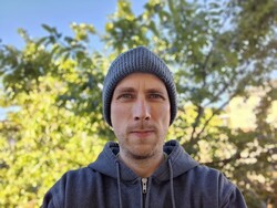 Un selfie avec la caméra frontale de 5 mégapixels