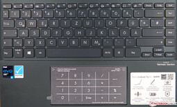 Clavier du Asus ZenBook Flip 13 UX363