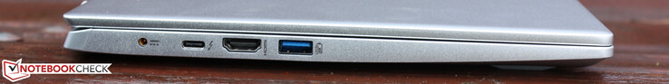 Prise creuse (alimentation), Thunderbolt 4 avec USB-C Power Delivery (Option), HDMI, USB-A 3.1 Gen. 2 Sleep &amp; Charge