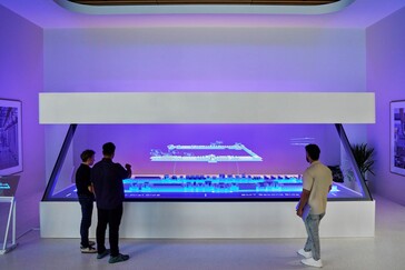 La table holographique du laboratoire