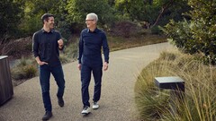 Tim Cook, PDG d'Apple, et son successeur, John Ternus.