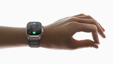 Apple Watch Ultra 2 - Geste de double-tap. (Source d'image : Apple)