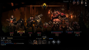 En photo : Capture d'écran de Darkest Dungeon II.
