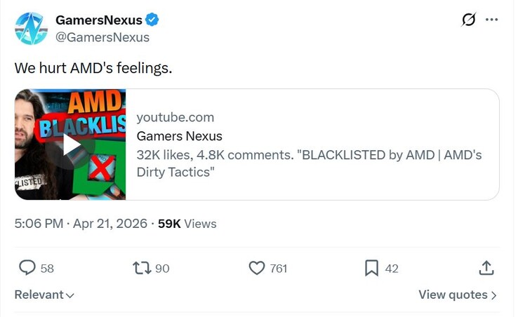 Les joueurs Nexus affirment qu'ils ont blessé AMD.