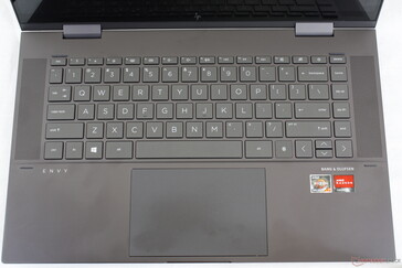 Disposition du clavier identique à celle du clamshell Envy 15 Creator